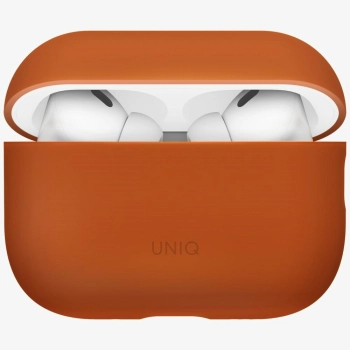 Etui UNIQ Lino do AirPods Pro 3 gen      Silicone pomarańczowy