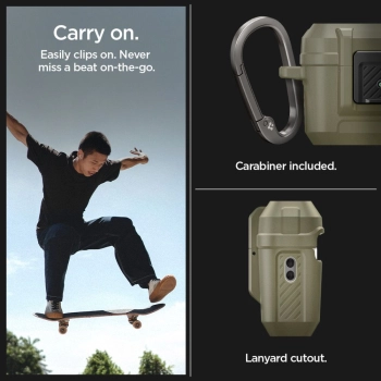 SPIGEN LOCK FIT AIRPODS PRO 1 / 2 VINTAGE KHAKI