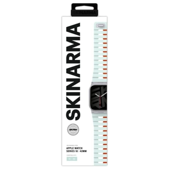 Pasek Skinarma Gemini do Apple Watch     42/41/40 mm jasnomiętowy