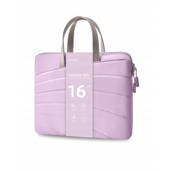 INNOSTYLE DAMSKA TORBA NA LAPTOPA 15 6 16 WODOODPORNA CARRYLITE FIOLETOWA