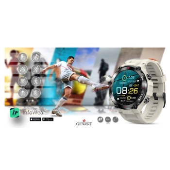 Smartwatch GIEWONT Pionier GPS do noszenia na rękę