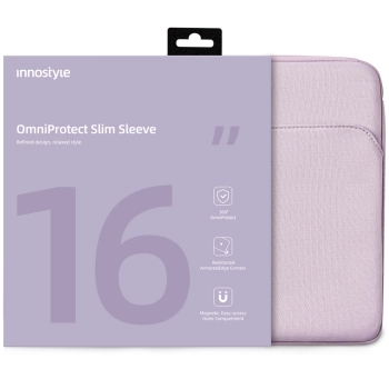 INNOSTYLE TORBA NA LAPTOPA 15 6 16 WODOODPORNA ETUI OMNIPROTECT SLIM FIOLETOWA