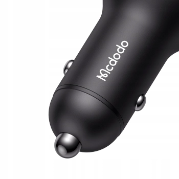 MCDODO MOCNA SZYBKA ŁADOWARKA SAMOCHODOWA MIERNIK 2X USB USB-C 95W LED