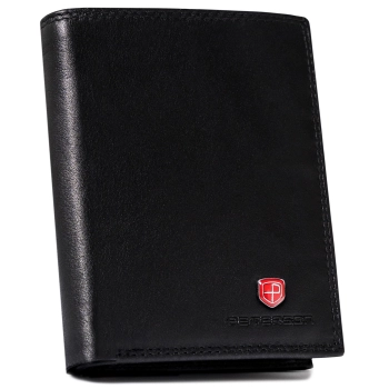 Duży portfel męski z systemem RFID Protect - Peterson