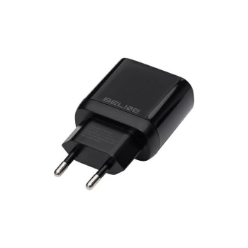 Beline Ład. siec. 1x USB-C 25W + kabelUSB-C czarna /black PD 3.0  BLNCB25C GaN