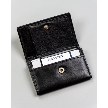 Portfel męski mały slim wallet skóra naturalna cienki skórzany zatrzask