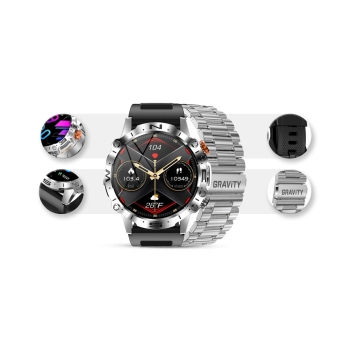 Smartwatch Gravity do codziennego noszenia i aktywności