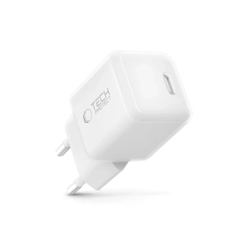 Ładowarka sieciowa Tech-Protect NCM25 USB-C PD 25W - biała