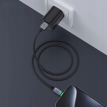 PALPRO KABEL USB-A USB-C SZYBKIE ŁADOWANIE DO TELEFONU USB TYP C 3A 1M