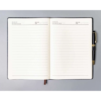 Notes planer organizer notatnik z gumką B5 Peterson elegancki w linie