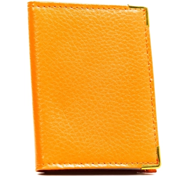 Etui na karty skórzane 302-BL-ORANGE