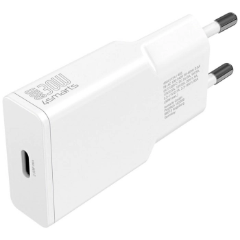 Ładowarka sieciowa 4smarts PDPlug Slim   30W GaN USB-C biały