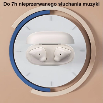 USAMS Słuchawki Bluetooth 5.3 TWSUS14 Series Dual mic bezprzewodowe niebieskie/blue BHUUS03