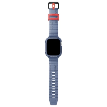 Skinarma pasek+etui Saido 2in1 Apple     Watch 45/44mm ciemno niebieski/dark blue