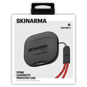 Skinarma etui Spunk AirPods 4            zielony/pewter green