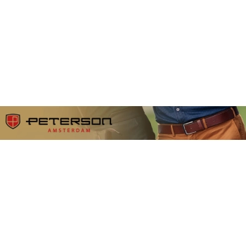 Pasek skórzany do spodni z klamrą automatyczną Peterson skóra naturalna