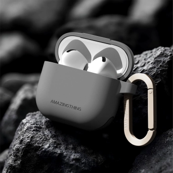 Etui AMAZINGTHING Omni Case do AirPods 4 - szare