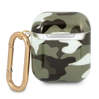 Guess GUA2UCAMA AirPods 1/2 coverzielony/khaki Camo Collection