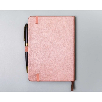 Notes planer dziennik B6 elegancki twarda okładka z zakładką gumką Peterson