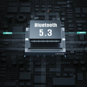 USAMS Słuchawki Bluetooth 5.3 TWSX-Don Series Dual mic ENC bezprzewodowe czarny/black BHUXD01 (SAMS-XD18)