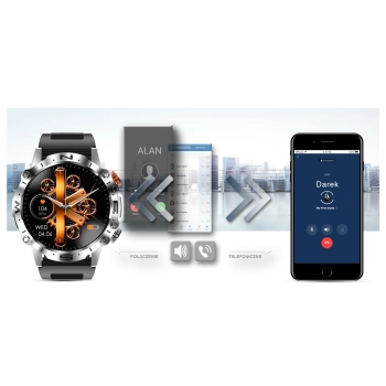 Smartwatch Gravity do codziennego noszenia i aktywności