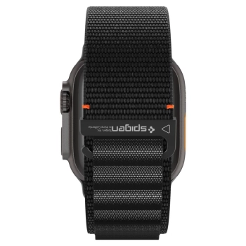 Pasek Pasek Spigen WBF1 na Apple Watch 44 / 45 / 46 / 49 mm - czarny