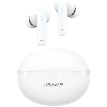 Słuchawki Bluetooth USAMS Echo E02 TWS   ANC+ENC bezprzewodowe biały