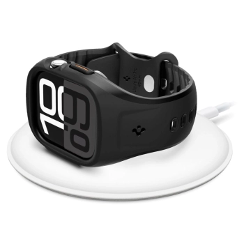 Pasek Spigen Liquid Air Pro na Apple Watch 46 mm - czarny mat