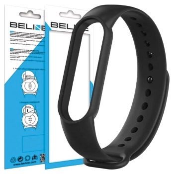 Beline pasek Mi Band 7/6/5czarny/black