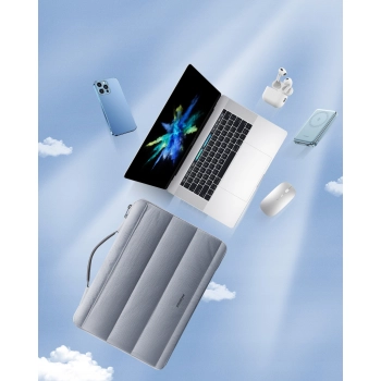 INNOSTYLE DAMSKA TORBA NA LAPTOPA 13 14 WODOODPORNA STRATUS SLEEVE SZARA