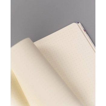 Notatnik PETERSON A5 w kropki notes twarda oprawa z gumką planer 100 kartek