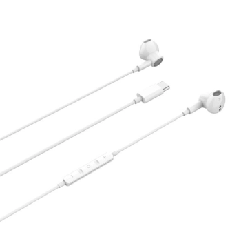 Beline Słuchawki douszne USB-CSK194 białe/white