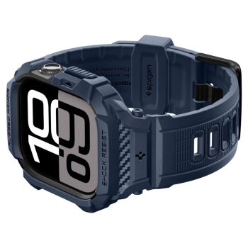 SPIGEN RUGGED ARMOR ”PRO” V2 APPLE WATCH 10 / 11 (42 MM) NAVY BLUE