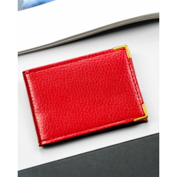 Etui na karty skórzane 301-BL-RED