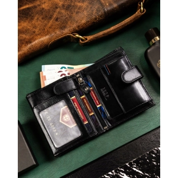Peterson zestaw portfel+pasek PTN 1549L-125-GK-BW