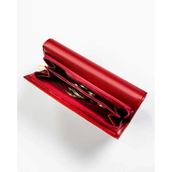 PORTFEL Damski skórzany Z211416 RED