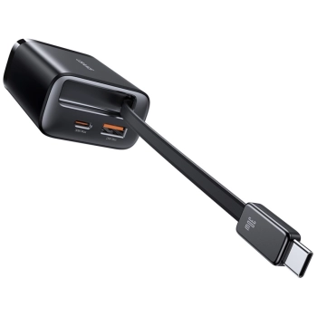 Ładowarka sieciowa USAMS Xiang Series    CC296 30W 1xUSB-C 1xUSB-A + kabel USB-C czarny