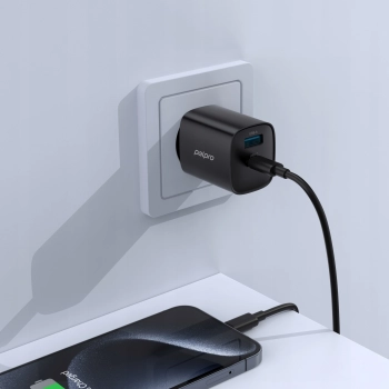 PALPRO SZYBKA ŁADOWARKA DO TELEFONU 2X USB-C USB-A KOSTKA DO ŁADOWARKI 45W