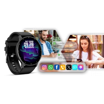 Smartwatch GIEWONT zegarek sportowy do codziennego noszenia