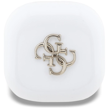 Słuchawki TWS Guess 4G Metal Logo biały