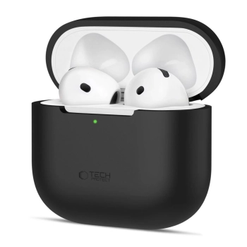 Etui Tech-Protect Silicone na Apple AirPods 4 - czarne
