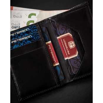 Peterson zestaw prezentowy etui na karty + elegancki brelok do kluczy