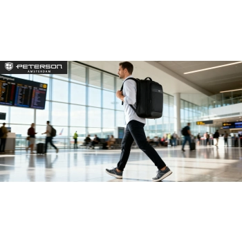 Plecak podróżny 55x40x20 bagaż kabinowy podręczny Wizzair Ryanair Peterson