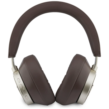 Słuchawki nauszne Guess 4G Triangle Logo Bluetooth ENC brązowy