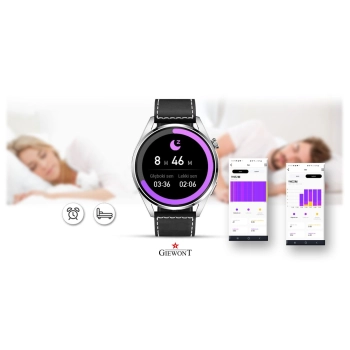 Smartwatch GIEWONT Vertex elegancki zegarek dotykowy