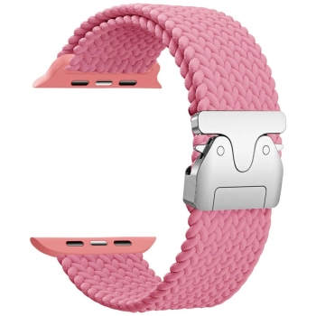 Pasek Beline Woven Nylon Parachute do    Apple Watch 42/44/45/49mm różowy