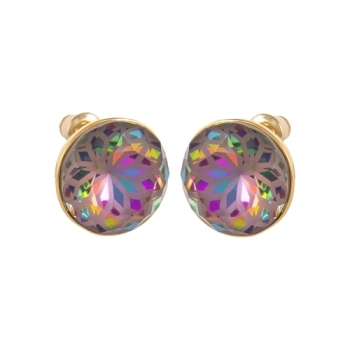 Kolczyki kryształki 14 mm na sztyfcie elegancki na co dzień