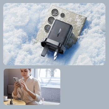 Ładowarka sieciowa Joyroom JR-TCF23 25W z kablem USB-C 1m - czarna