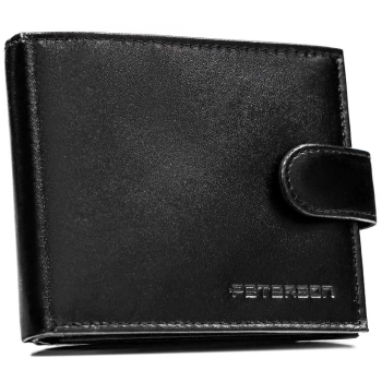 Portfel ze skóry naturalnej z RFID Peterson zestaw na prezent dla mężczyzny