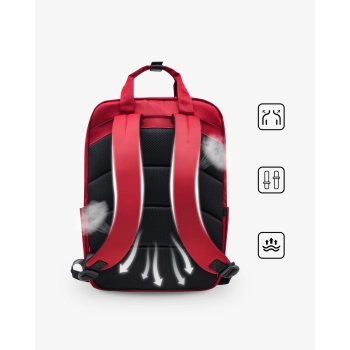INNOSTYLE PLECAK NA LAPTOPA 15 6 DO SAMOLOTU WODOODPORNY COLORLITE 14L CZERWONY